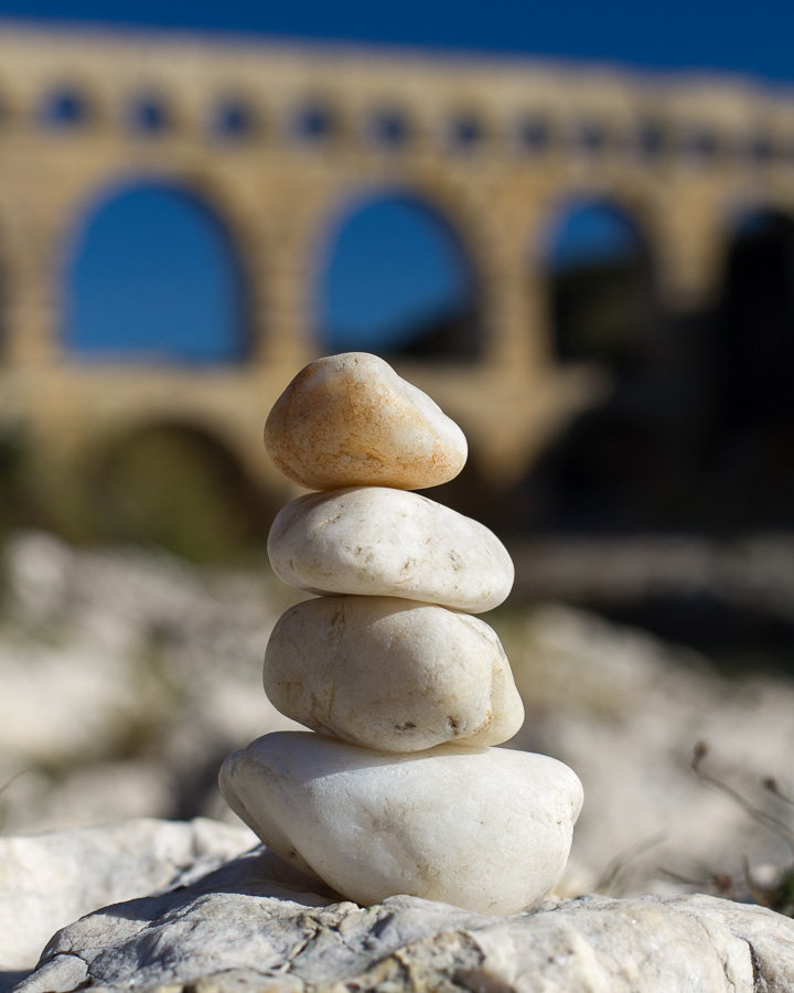 Zen au Pont du Gard