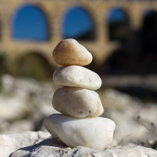 Zen au Pont du Gard