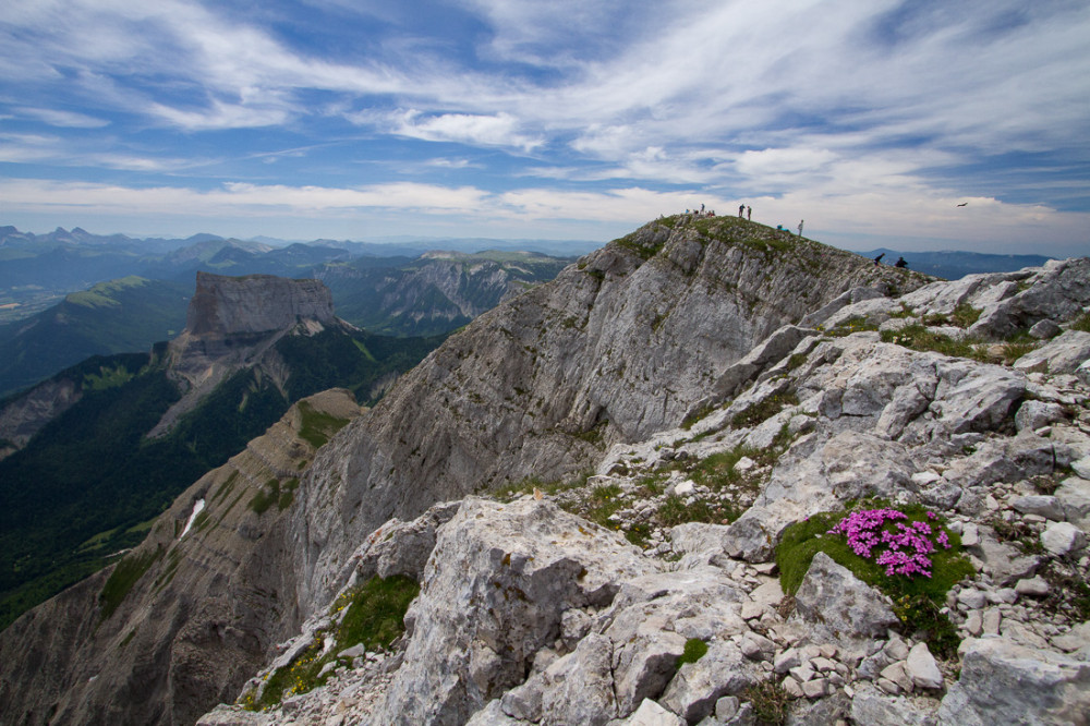 Le Grand Veymont et le Mont Aiguille