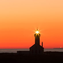 Coucher de soleil sur les Poulains