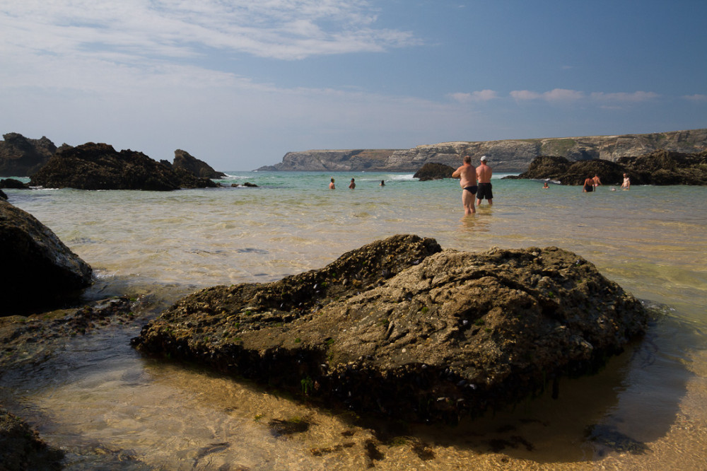 Rochers de la plage de Donnant