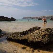Rochers de la plage de Donnant