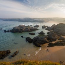 Lever de soleil sur Donnant