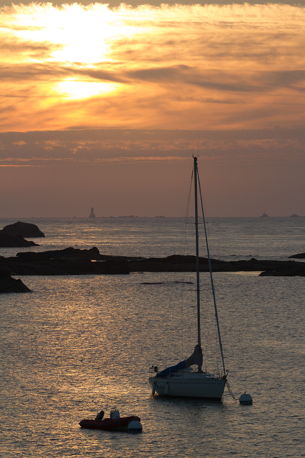 Coucher de soleil à Coz Pors