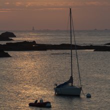 Coucher de soleil à Coz Pors