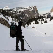 Christophe au Pas de l'Aiguille