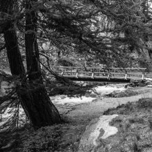 Passerelle sur la Clarée