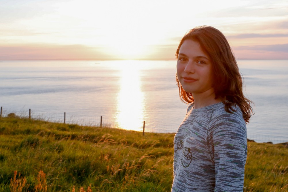 Fantine au cap Blanc-Nez