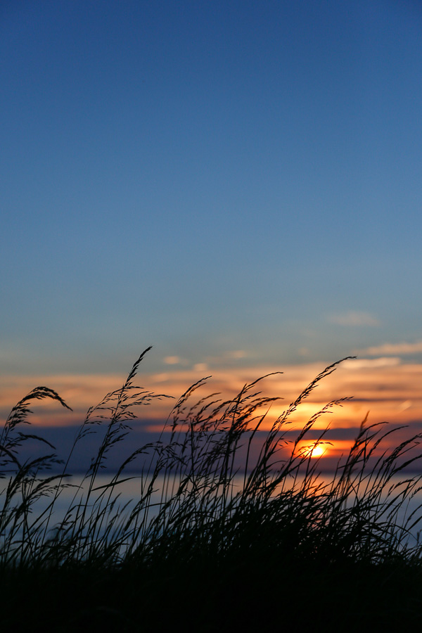 Coucher de soleil au cap Blanc-Nez