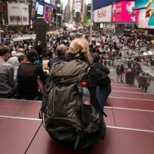 Meditation at Time Square