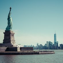 Statue of Liberty and Sky Line