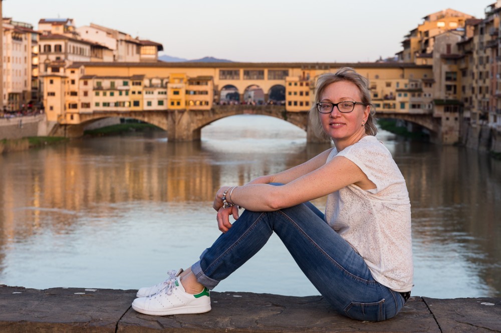 Ponte Vecchio au couchant