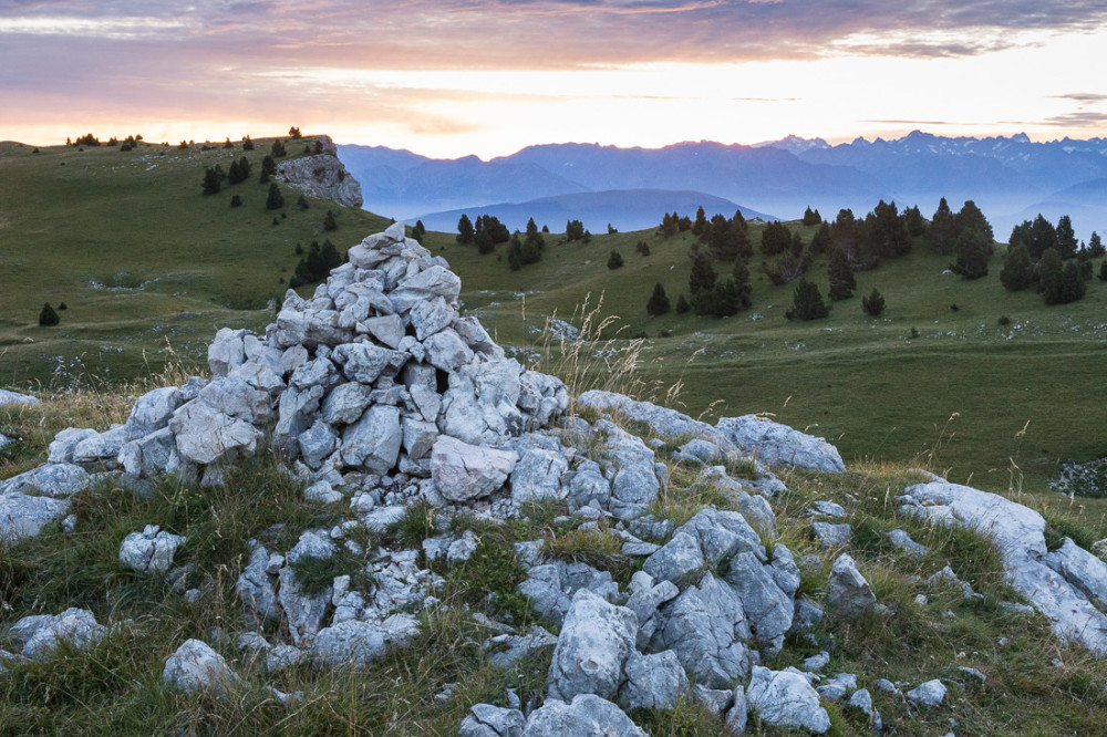 Lever de soleil sur le pas du Fouillet