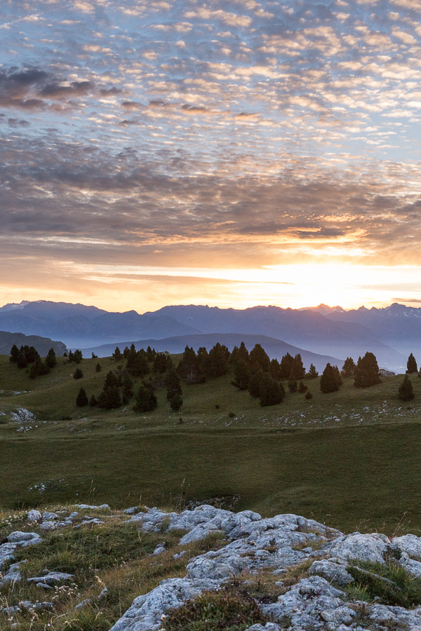 Lever de soleil sur le pas du Fouillet II