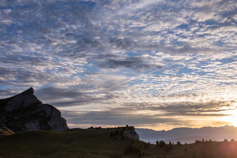 Lever de soleil sur le pas du Fouillet III